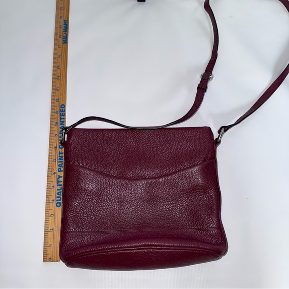 Corder London Elegant Burgundy Crossbody Bag Real Leather like new! - Picture 7 of 16
